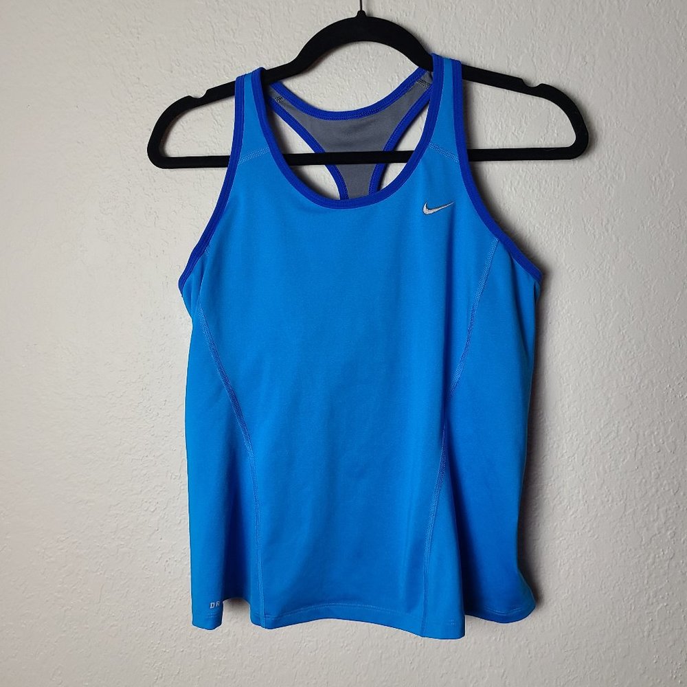 Nike Blue Dri-Fit Tank Top Size L